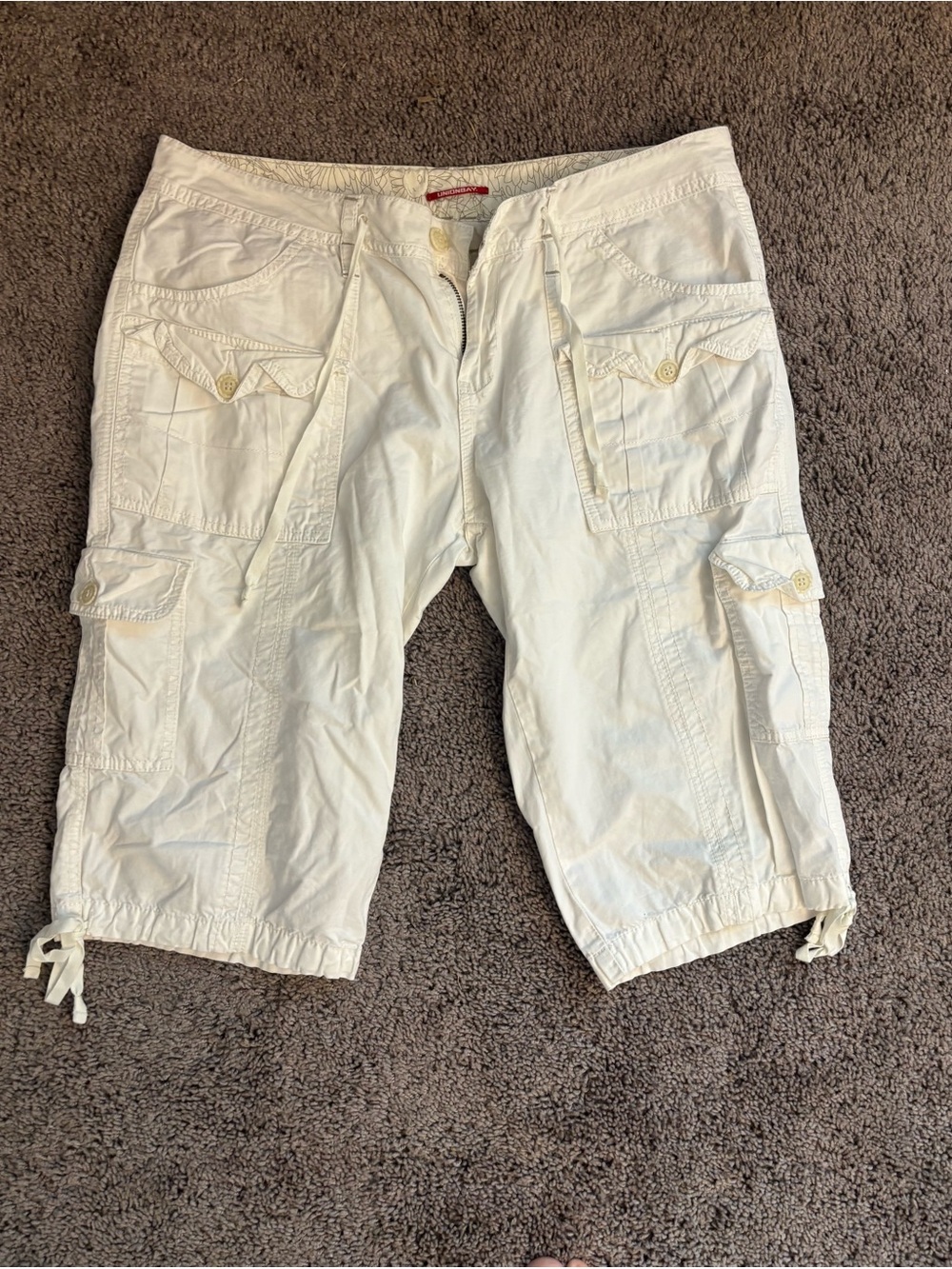 UNIONBAY Off-White Cargo Bermuda Shorts